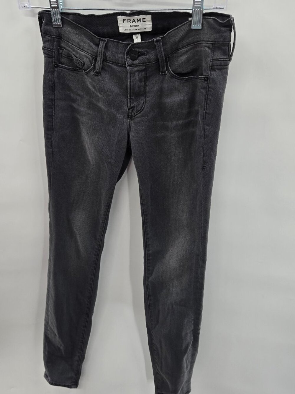 Frame Denim Charcoal Grey's Inn Le Skinny De Jeanne Jeans Size 26